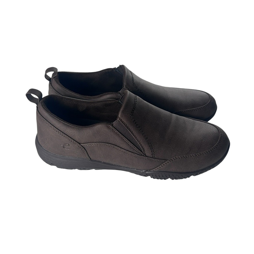 Easy Spirit Brynn 3 Mens Sz 11 M Dark Brown Slip On Comfort Loafers SEBRYNN3 NEW